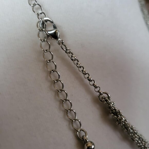 Beautiful Statement Vintage Microbead Lace Necklace - Picture 11 of 12